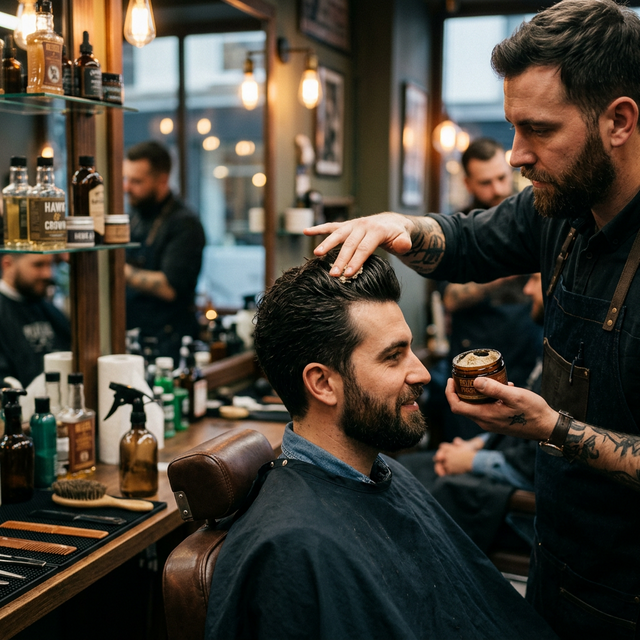 Styling capelli uomo